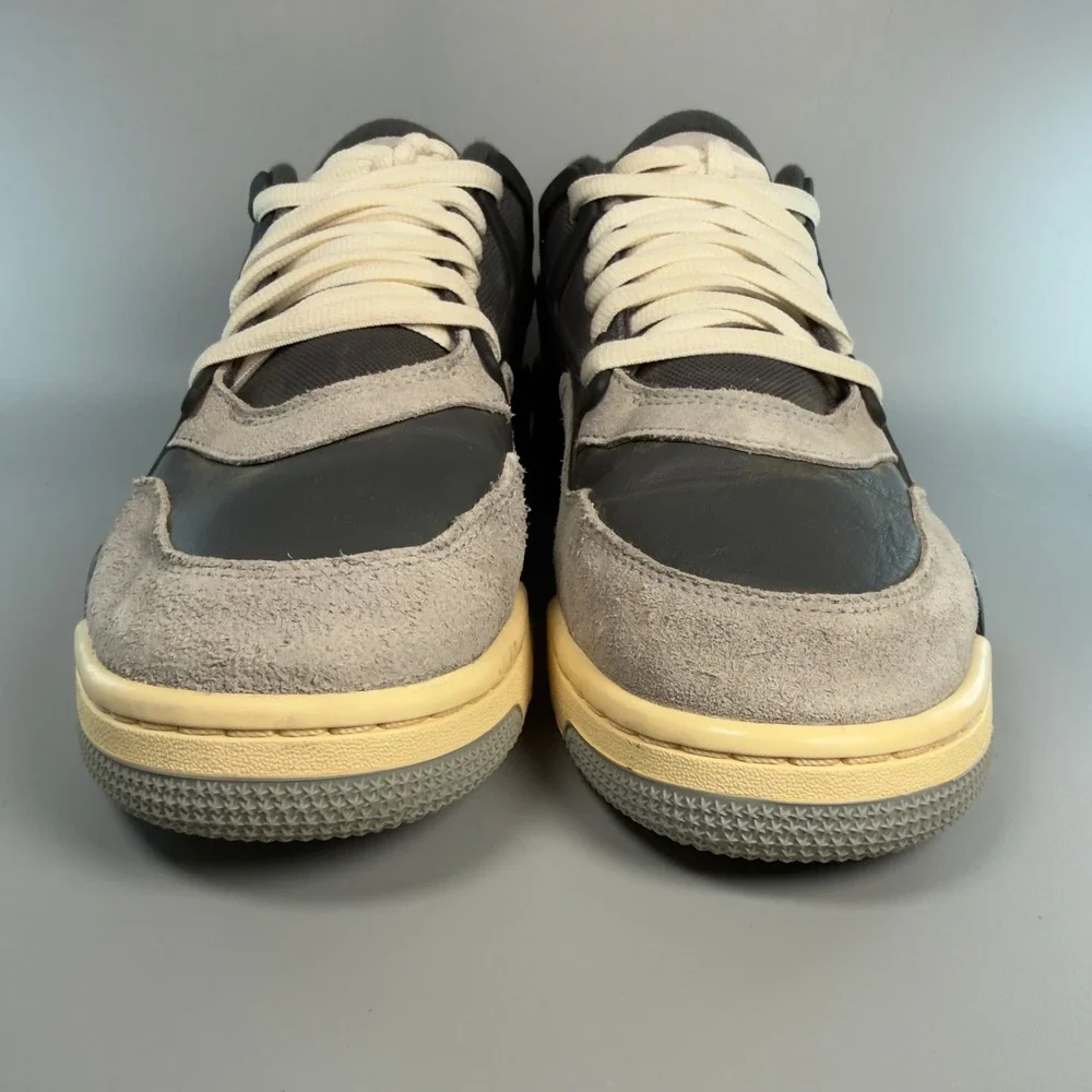 Nike Air Jordan 4 RM Mens 9.5 9 1/2 Iron Grey Black Bone Sneakers Low Top Shoes
